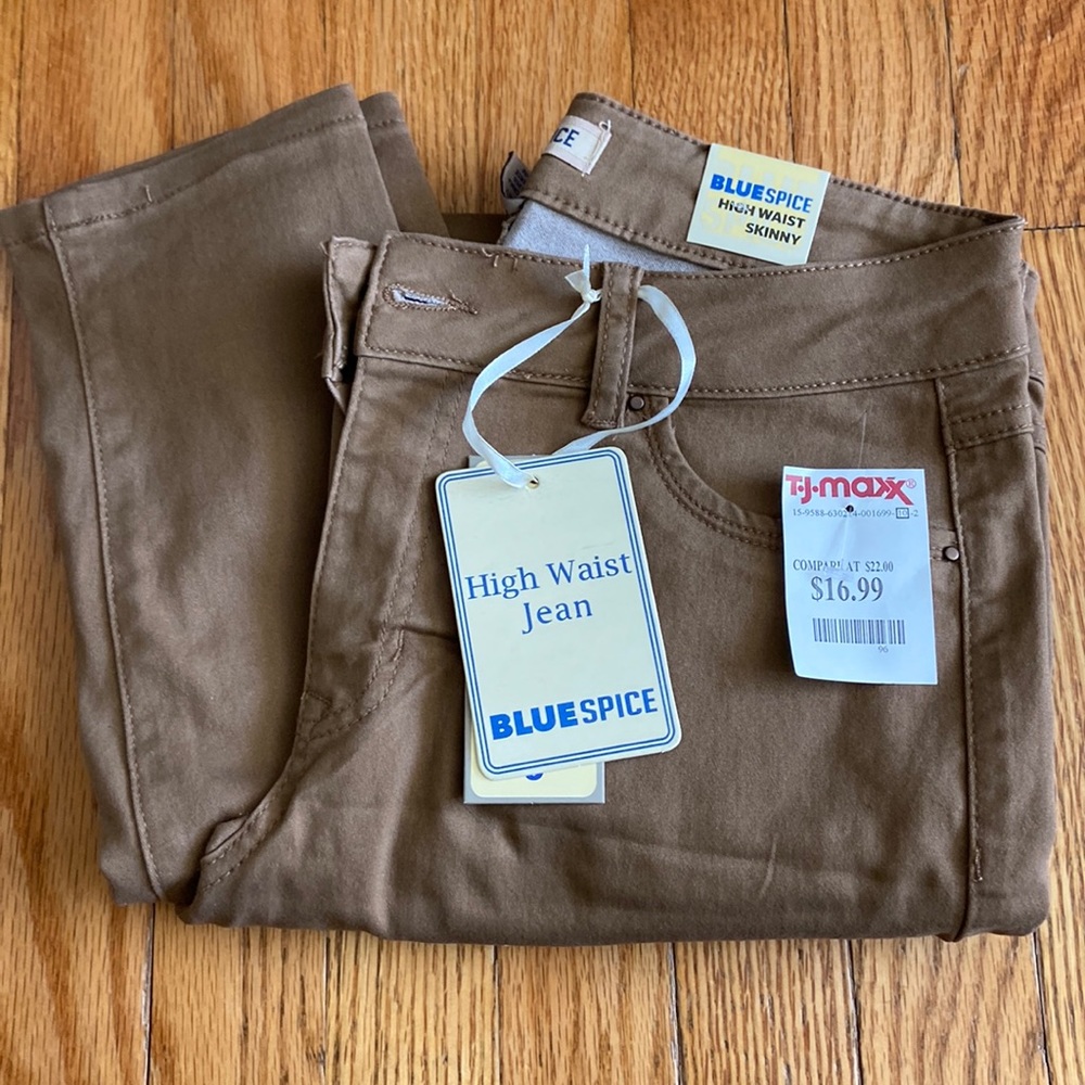 Blue Spice High Waist Skinny Pant